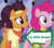 Size: 941x823 | Tagged: safe, edit, edited screencap, screencap, pinkie pie, saffron masala, g4, my little pony: friendship is magic, spice up your life, i'm with stupid, meme, pinkie pie's sign