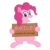 Size: 2880x2880 | Tagged: safe, artist:klystron2010, pinkie pie, earth pony, pony, g4, female, sign, simple background, solo, transparent background