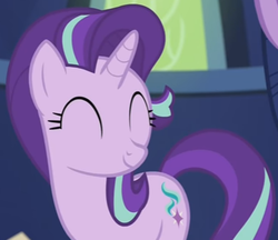 Size: 381x329 | Tagged: safe, screencap, starlight glimmer, pony, unicorn, g4, spice up your life, cute, derail in the comments, eyes closed, female, glimmerbetes, mare, solo