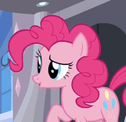 Size: 417x403 | Tagged: safe, screencap, pinkie pie, earth pony, pony, g4, season 6, spice up your life, animated, female, solo