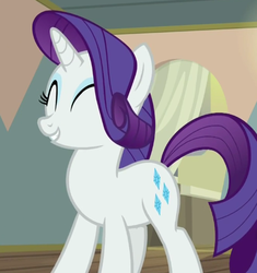Size: 439x468 | Tagged: safe, screencap, rarity, pony, g4, spice up your life, female, mare, smiling, solo