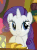 Size: 165x224 | Tagged: safe, screencap, coriander cumin, pinkie pie, rarity, earth pony, pony, unicorn, g4, season 6, spice up your life, animated, blinking, cute, female, gif, hooves together, male, mare, raribetes, smiling, solo