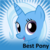 Size: 1024x1024 | Tagged: safe, artist:the smiling pony, trixie, pony, unicorn, derpibooru, g4, best pony, bust, cute, diatrixes, female, looking at you, mare, meta, official spoiler image, open mouth, open smile, smiling, smiling at you, solo, spoilered image joke, trixie is best pony, truth