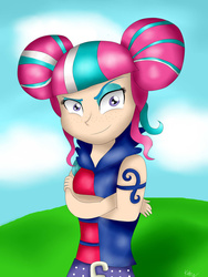 Size: 774x1032 | Tagged: safe, artist:kittydazzling, sour sweet, equestria girls, g4, my little pony equestria girls: friendship games