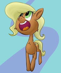 Size: 822x971 | Tagged: safe, artist:lyricjam, oc, oc only, oc:bumble lily, pony, cute, female, mare, solo, style emulation