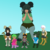 Size: 1845x1841 | Tagged: safe, artist:oneovertwo, oc, oc only, oc:alex, oc:ariana, oc:kimmy and mera, oc:laika, oc:mistake, oc:thistle, satyr, abs, female, midriff, offspring, parent:arimaspi, parent:chimera sisters, parent:diamond dog, parent:gilda, parent:queen chrysalis, parent:spike