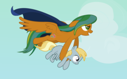 Size: 2667x1667 | Tagged: safe, artist:alkarasu, chirpy hooves, masquerade (g1), g1, g4, fanfic art, g1 to g4, generation leap, illustration