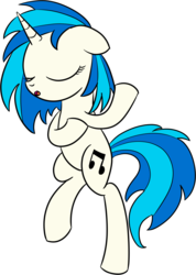 Size: 2500x3521 | Tagged: safe, artist:datapony, dj pon-3, vinyl scratch, pony, g4, bipedal, eyes closed, female, high res, pose, simple background, sleeping, solo, transparent background