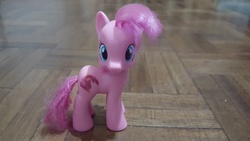 Size: 5312x2988 | Tagged: safe, artist:constanta-bucharei, earth pony, pony, angry birds, brushable, customized toy, irl, not pinkie pie, photo, ponified, stella (angry birds), toy