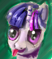 Size: 2090x2403 | Tagged: artist needed, safe, twilight sparkle, g4, face, female, high res, solo, tongue out