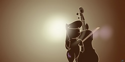 Size: 1280x639 | Tagged: safe, artist:nuka-kitty, octavia melody, g4, cello, female, lighting, music reference, musical instrument, silhouette, solo