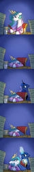 Size: 1200x6000 | Tagged: safe, artist:anticular, princess celestia, princess luna, alicorn, pony, ask sunshine and moonbeams, blanket, candle, clothes, coffee, comic, cute, cutelestia, duo, duo female, female, glowing horn, jewelry, leaning, lunabetes, magic, mare, mug, paper, paperwork, regalia, royal sisters, sibling love, siblings, sisterly love, sisters, sleeping, smiling, telekinesis, tired, writing