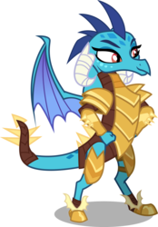 Size: 3615x5180 | Tagged: safe, artist:credechica4, princess ember, dragon, g4, gauntlet of fire, armor, dragon armor, simple background, solo, transparent background, vector