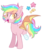 Size: 2226x2606 | Tagged: safe, artist:hawthornss, oc, oc only, oc:paper stars, bat pony, pony, amputee, bandage, cute, cute little fangs, fangs, female, high res, looking at you, simple background, solo, sparkles, sparkly mane, transparent background