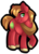 Size: 1444x2022 | Tagged: safe, artist:annakitsun3, big macintosh, earth pony, pony, g4, male, raised hoof, simple background, solo, stallion, transparent background