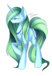 Size: 1376x1989 | Tagged: safe, artist:scarlet-spectrum, oc, oc only, oc:sweet serenity, eyes closed, simple background, solo, transparent background