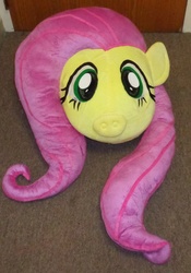 Size: 1785x2547 | Tagged: safe, fluttershy, g4, fluttershy head, irl, mascot, photo, ponysuit