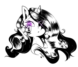 Size: 1280x1100 | Tagged: safe, artist:sourspot, princess celestia, g4, female, lineart, looking at you, signature, solo