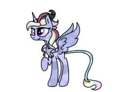 Size: 1280x960 | Tagged: safe, artist:shine flash, oc, oc only, oc:shine flash, alicorn, crystal pony, pony, alicorn oc, crystallized, solo