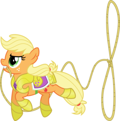 Size: 5000x5032 | Tagged: safe, artist:osipush, applejack, g4, absurd resolution, alternate universe, armor, fantasy class, female, freckles, heroes of might and magic, knight, lasso, mouth hold, ponies of flight and magic, rope, simple background, solo, transparent background, vector, warrior