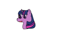 Size: 1616x1024 | Tagged: safe, artist:amateur-draw, twilight sparkle, g4, 1000 hours in ms paint, bust, disembodied head, female, ms paint, solo