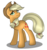 Size: 1200x1284 | Tagged: safe, artist:jack-pie, applejack, g4, female, simple background, solo, transparent background