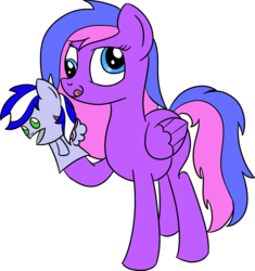 Size: 3000x3191 | Tagged: safe, artist:datapony, oc, oc only, pegasus, pony, derp, hand puppet, high res, simple background, solo, transparent background