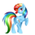 Size: 3000x3000 | Tagged: safe, artist:scarlet-spectrum, rainbow dash, pegasus, pony, g4, newbie dash, alternate hairstyle, bedroom eyes, butt, female, high res, impersonating, looking at you, mare, plot, rainbow fash, rainbutt dash, raised hoof, simple background, smiling, solo, transparent background