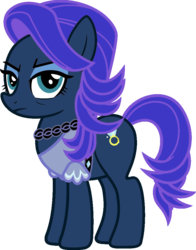 Size: 791x1009 | Tagged: safe, artist:blah23z, color edit, edit, princess luna, spoiled rich, g4, colored, female, glare, recolor, solo