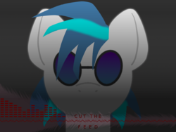 Size: 800x600 | Tagged: safe, artist:planetkiller, dj pon-3, vinyl scratch, pony, g4, fanfic art, fanfic cover, female, simple background, solo, story included, sunglasses