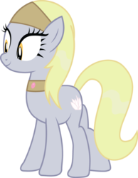 Size: 1024x1318 | Tagged: safe, artist:blah23z, color edit, edit, derpy hooves, lotus blossom, pegasus, pony, g4, colored, female, mare, recolor, simple background, solo