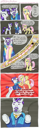 Size: 1280x4100 | Tagged: safe, artist:rockmedved, fluttershy, mr. stripes, rarity, g4, my little pony: friendship is magic, the saddle row review, badass, comic, meme