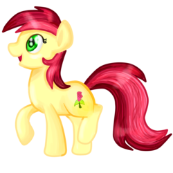 Size: 4000x4000 | Tagged: safe, artist:cosmocatcrafts, roseluck, earth pony, pony, g4, female, mare, solo