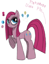 Size: 888x1150 | Tagged: safe, artist:didun850, pinkie pie, earth pony, pony, g4, eyeliner, female, makeup, mare, pinkamena diane pie, raised hoof, simple background, solo, transparent background