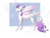 Size: 2048x1536 | Tagged: safe, artist:perle-de-suie, princess flurry heart, classical unicorn, g4, female, horn, leonine tail, older, solo, unshorn fetlocks