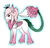 Size: 728x702 | Tagged: safe, artist:otpl, pegasus, plant pony, pony, augmented tail, female, solo, tailmouth