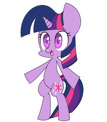 Size: 482x551 | Tagged: safe, artist:p-skink, twilight sparkle, pony, g4, bipedal, female, solo