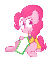 Size: 1280x1537 | Tagged: safe, artist:mr-degration, pinkie pie, g4, spice up your life, female, simple background, solo, tongue out, transparent background