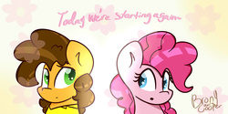 Size: 4000x2000 | Tagged: safe, artist:lynchristina, cheese sandwich, pinkie pie, g4, female, male, ship:cheesepie, shipping, straight