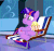 Size: 550x515 | Tagged: safe, artist:éclair, edit, edited screencap, screencap, twilight sparkle, alicorn, pony, g4, the crystalling, animated, aweeg*, beach chair, chair, cute, eating, female, food, on side, popcorn, puffy cheeks, role reversal, solo, twilight sparkle (alicorn)