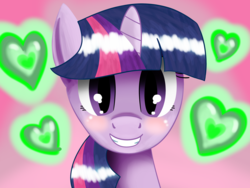 Size: 3200x2400 | Tagged: safe, artist:et9977, twilight sparkle, pony, g4, female, heart, solo