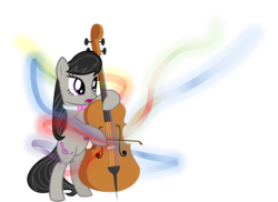 Size: 1829x1332 | Tagged: safe, artist:zacatron94, octavia melody, earth pony, pony, g4, bipedal, bow (instrument), cello, female, heroes, musical instrument, parody, shocked, simple background, solo, transparent background, vector