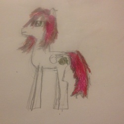 Size: 2448x2448 | Tagged: safe, artist:phoenixacezero, oc, oc only, pegasus, pony, high res, solo, traditional art