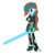 Size: 1536x1536 | Tagged: safe, artist:motownwarrior01, oc, oc only, oc:gamer sketch, equestria girls, g4, crossover, lightsaber, simple background, solo, star wars, transparent background, weapon