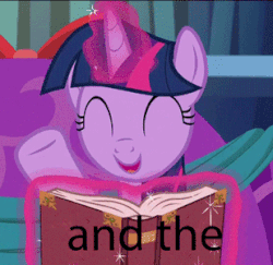 Size: 309x300 | Tagged: safe, edit, edited screencap, screencap, twilight sparkle, alicorn, pony, a hearth's warming tail, g4, adorkable, animated, cute, dork, female, subtitles, twiabetes, twilight sparkle (alicorn), twilight's pinkie pie voice