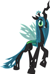 Size: 5000x7344 | Tagged: safe, artist:weegeestareatyou, queen chrysalis, changeling, changeling queen, g4, absurd resolution, crown, female, jewelry, regalia, simple background, solo, transparent background, vector