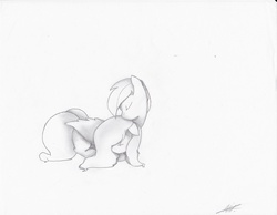 Size: 3955x3062 | Tagged: safe, artist:mraxelrod149, oc, oc only, oc:firebolt, earth pony, pegasus, pony, couple, high res, kissing, monochrome, pencil drawing, traditional art