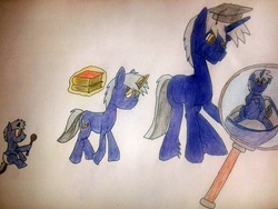 Size: 1200x900 | Tagged: safe, artist:enter24, oc, oc only, oc:fire tern, pony, unicorn, age progression, micro