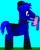 Size: 738x919 | Tagged: safe, artist:landryc, oc, 1000 hours in ms paint, levitation, licking, magic, micro, ms paint, telekinesis, tongue out