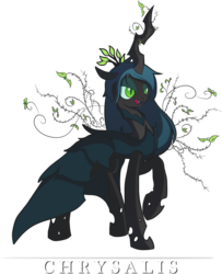 Size: 1560x1920 | Tagged: safe, artist:zidanemina, queen chrysalis, changeling, changeling queen, g4, clothes, crown, dress, female, jewelry, regalia, simple background, solo, thorn, transparent background